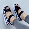 Women's Platform Wedge Sandals Casual Summer Arch Support Pad High Heel Sandals Adjustable For Outdoor Leisure Travel