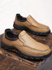 Men's Round Toe Low Top PU Upper Rubber Sole Comfortable Daily Casual Loafers Daily Wear